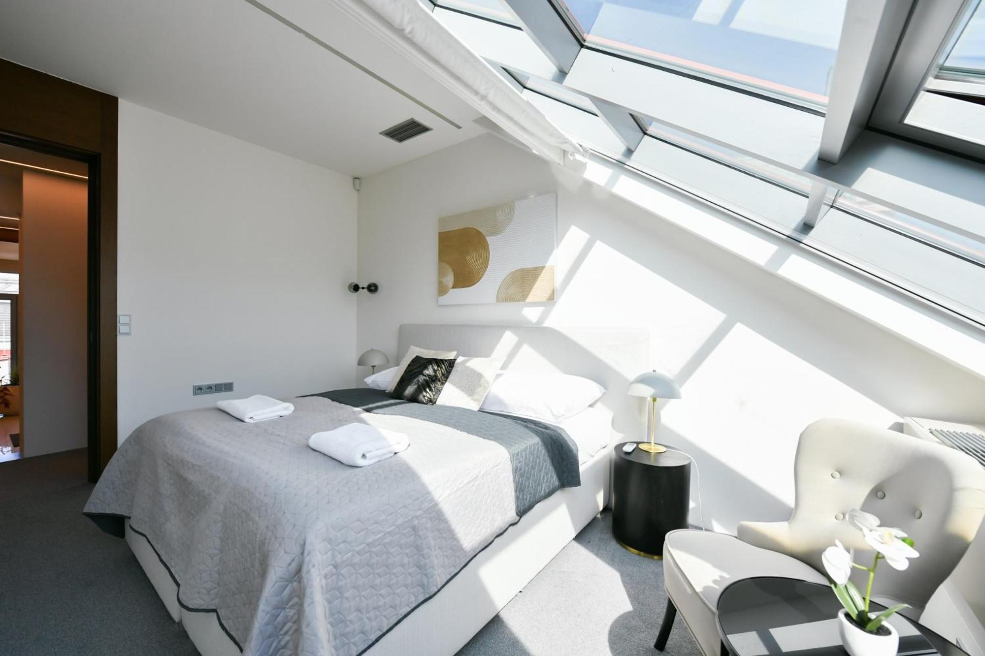 Presidential Penthouse, 303m2, Jacuzzi On Terrace, Sauna, 6bdrm, 4bthrm, Ac, Lift Praha